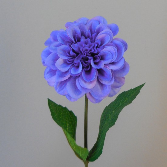 Artificial Zinnias Blue 46cm Artificial Flowers
